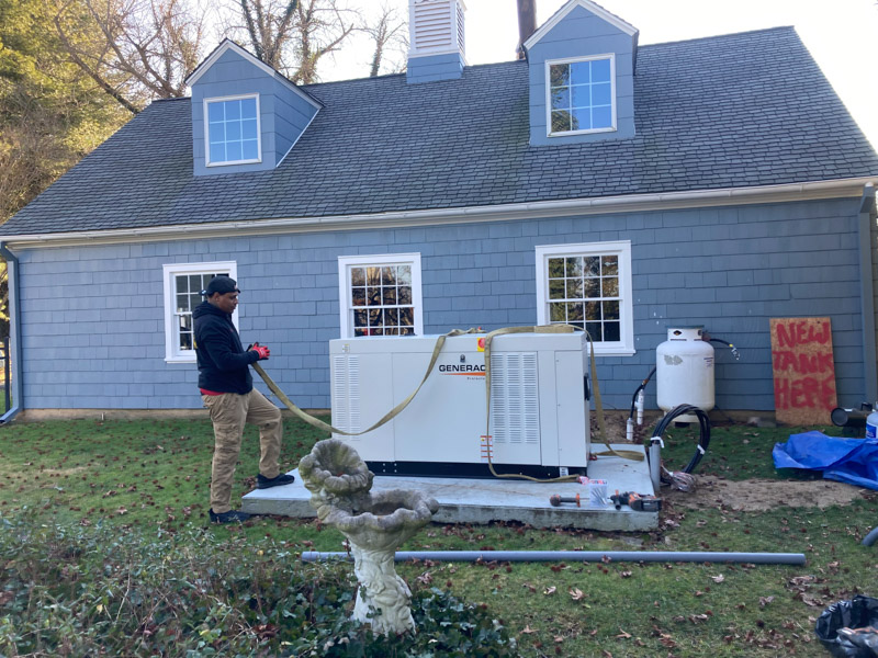 Whole House Generator Install | Hampton Electrical Service